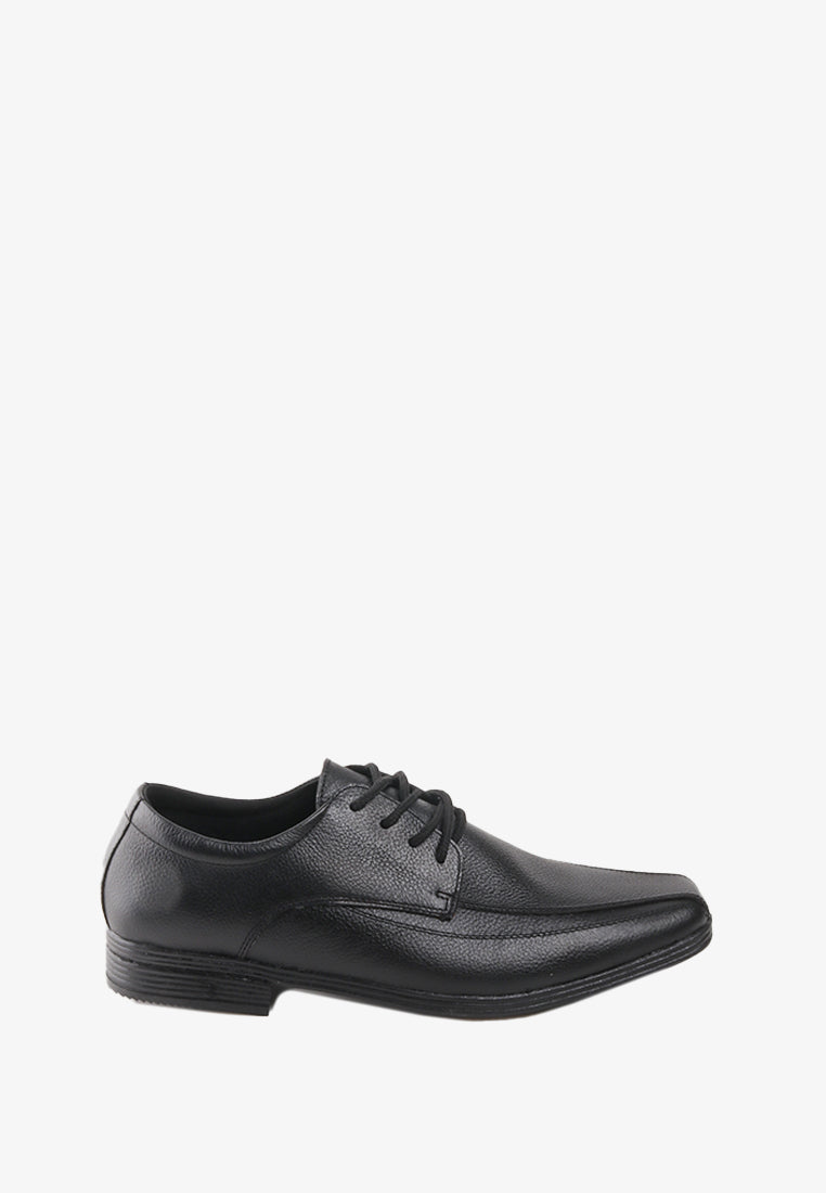 SAUL LACE UP BLACK SHOES