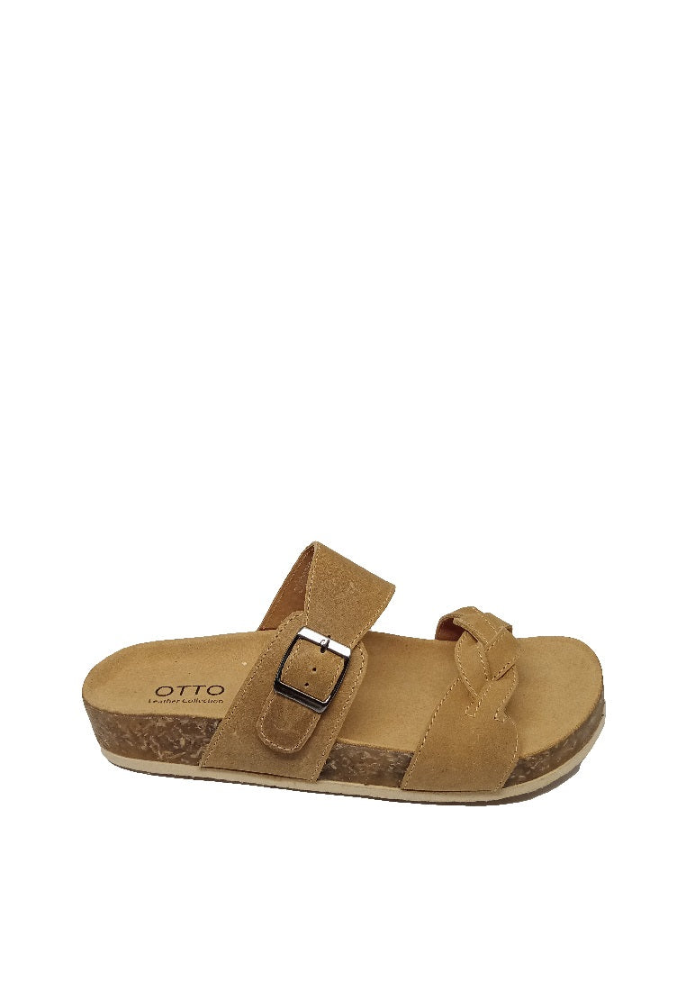 DUO STRAP BUCKLED SANDALS