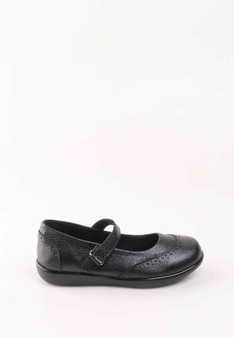 STEFF VELCRO STRAP BLACK SHOES - Main Image