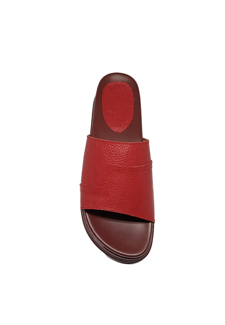 CHUNKY SOLE SANDALS IN RED