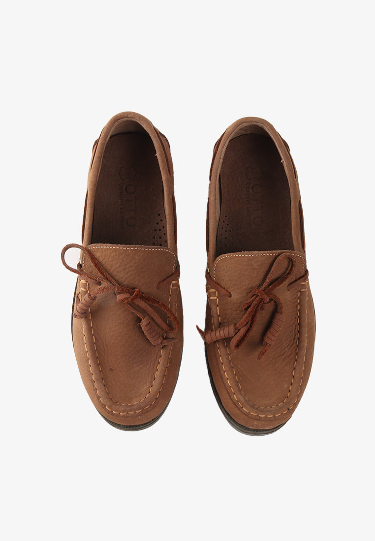 DANILO GENUINE LEATHER BOAT SHOES