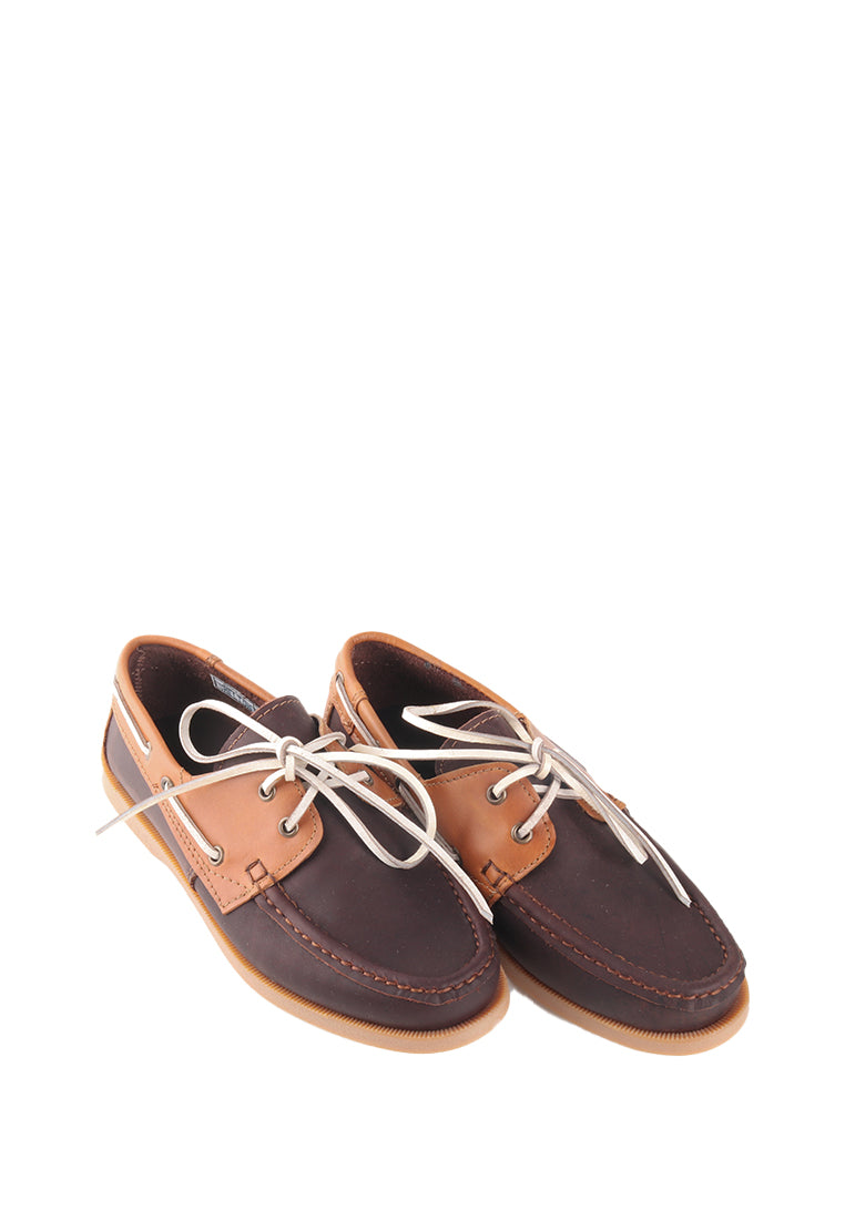 SHELTON GENUINE LEATHER BOAT SHOES