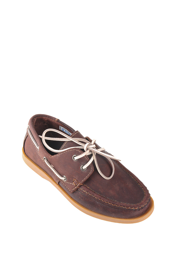 SLATER GENUINE LEATHER BOAT SHOES