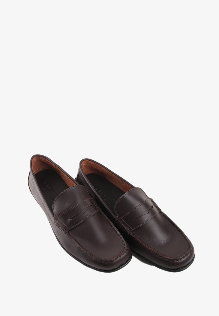 WARLEY GENUINE LEATHER PENNY LOAFERS
