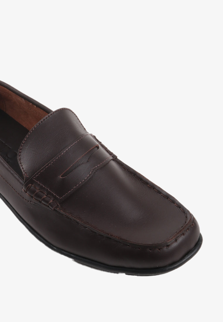 WARLEY GENUINE LEATHER PENNY LOAFERS