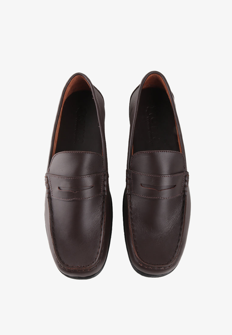 WARLEY GENUINE LEATHER PENNY LOAFERS