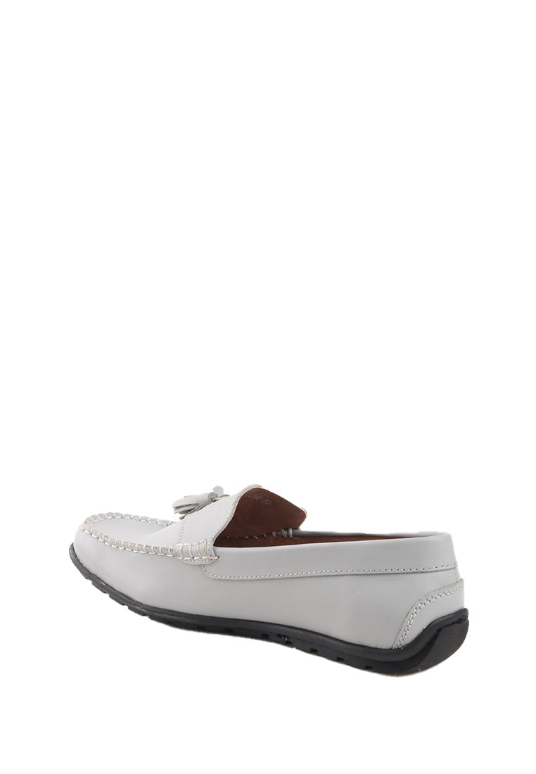 WAYNE GENUINE LEATHER TASSEL LOAFERS