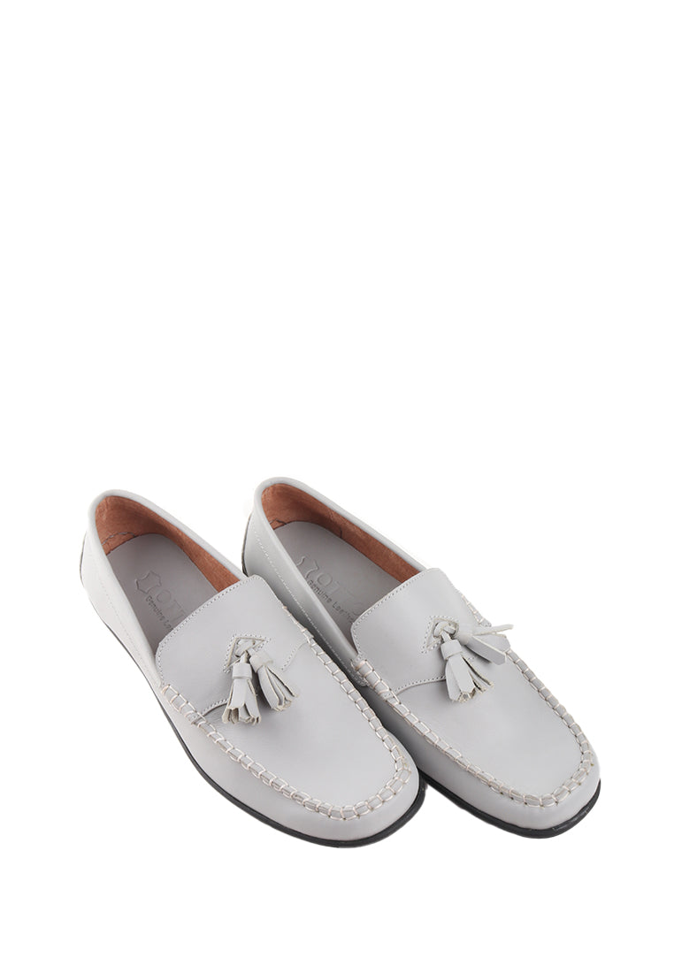 WAYNE GENUINE LEATHER TASSEL LOAFERS