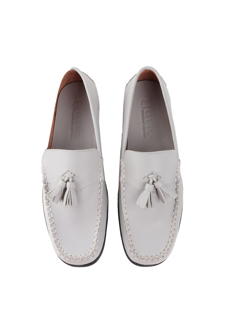 WAYNE GENUINE LEATHER TASSEL LOAFERS