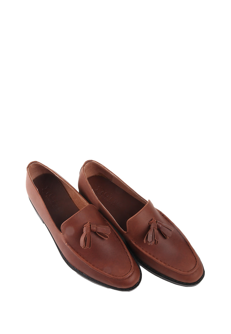 WINCENT GENUINE LEATHER TASSEL LOAFERS