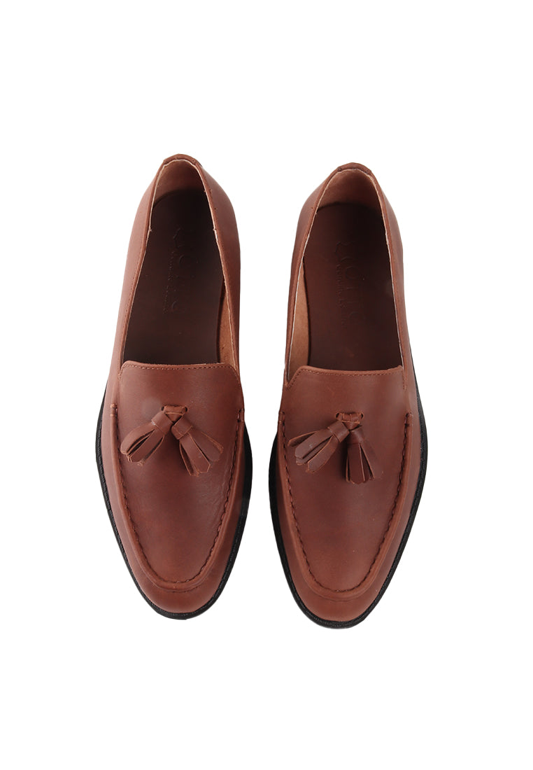 WINCENT GENUINE LEATHER TASSEL LOAFERS