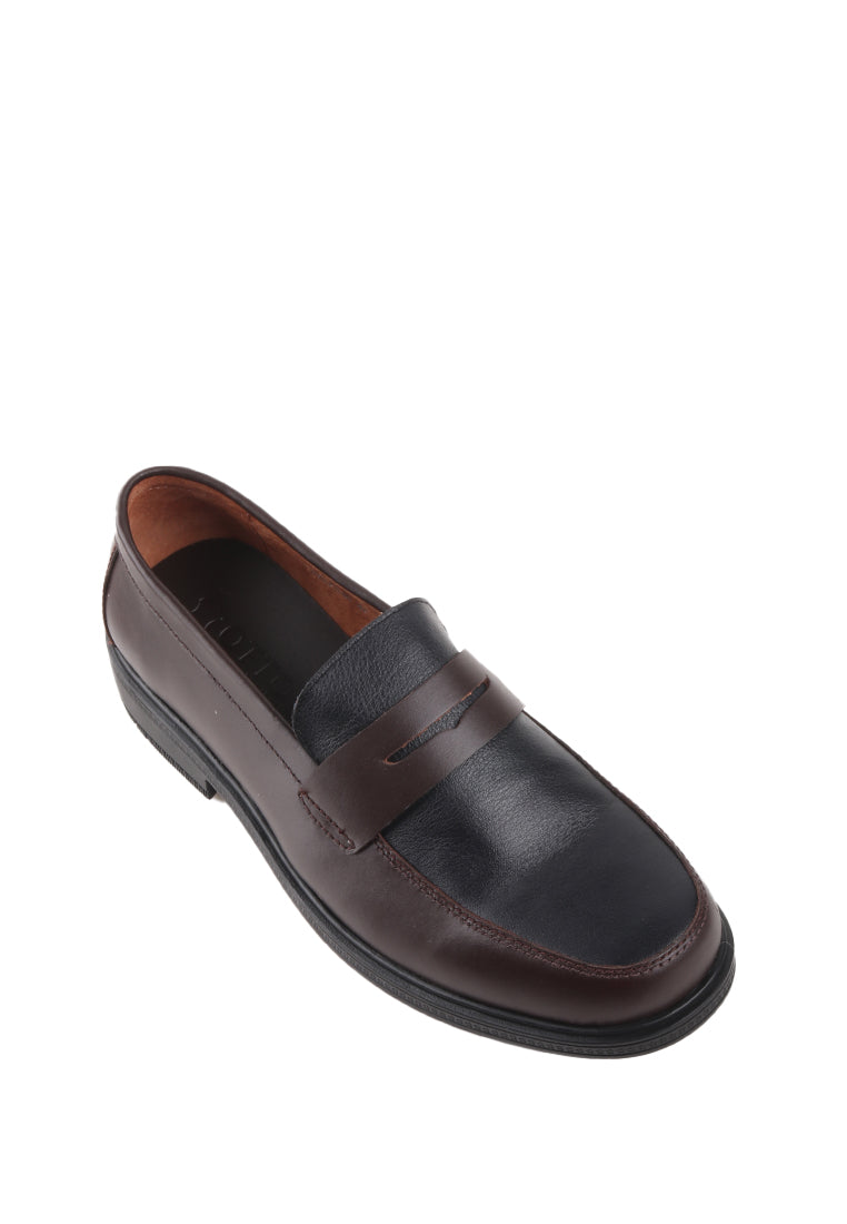 WOODY GENUINE LEATHER PENNY LOAFERS