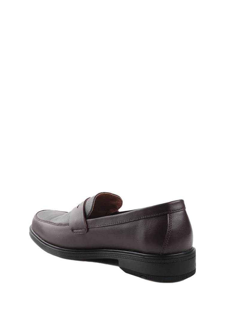 WOODY GENUINE LEATHER PENNY LOAFERS