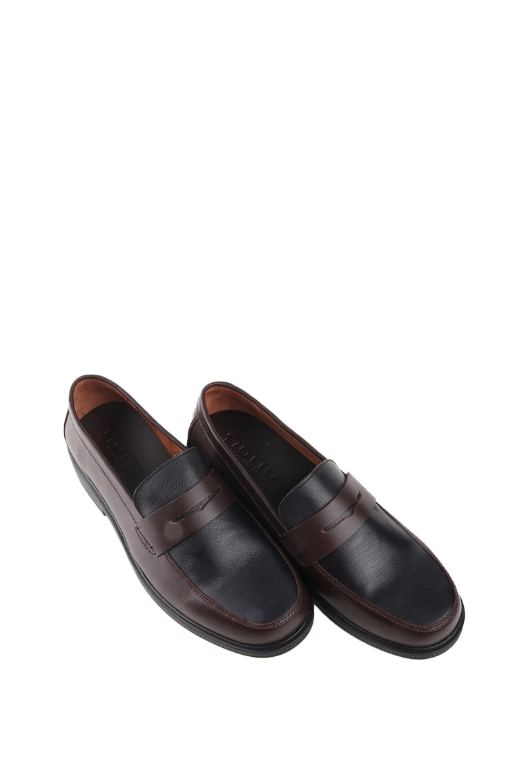 WOODY GENUINE LEATHER PENNY LOAFERS