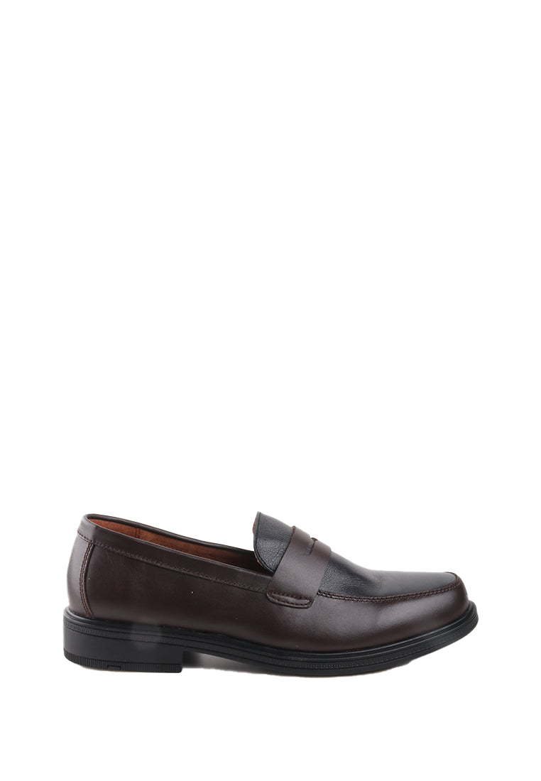 WOODY GENUINE LEATHER PENNY LOAFERS