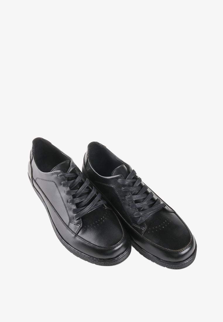 WARREN GENUINE LEATHER BASIC SNEAKERS