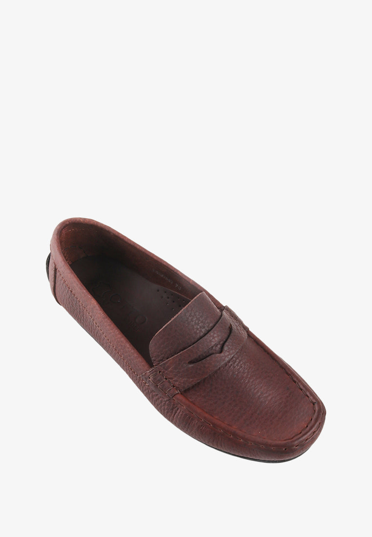 WESTON GENUINE LEATHER PENNY LOAFERS