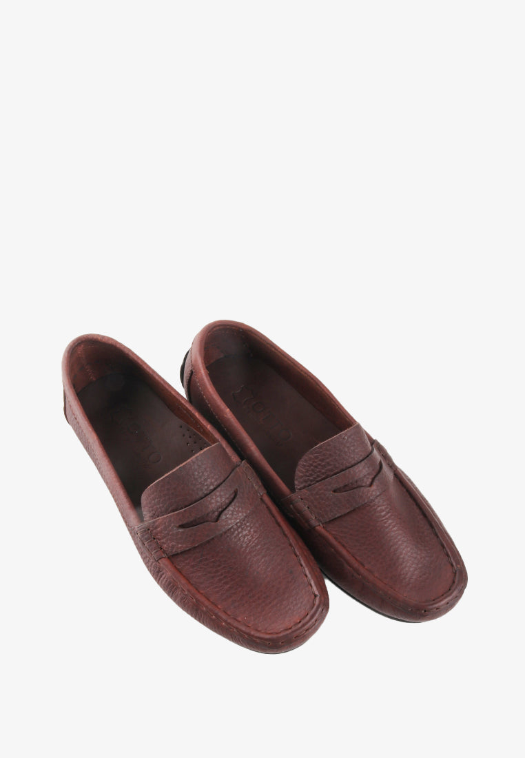 WESTON GENUINE LEATHER PENNY LOAFERS