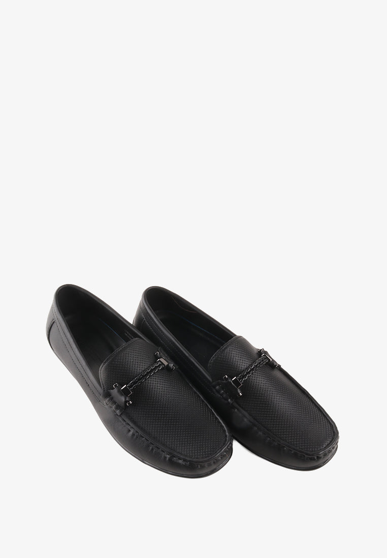 JAMES TEXTURED LOAFERS
