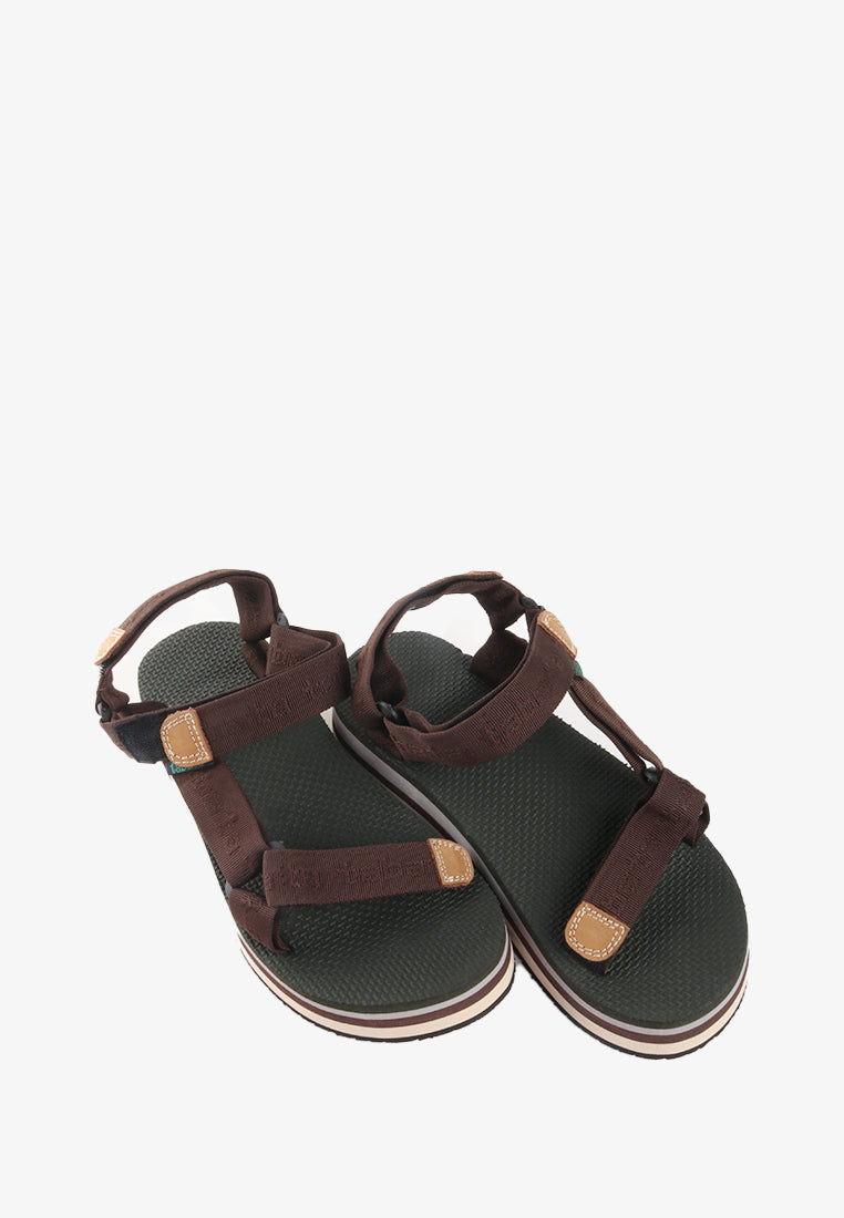 BRETT MEN'S RUBBER SANDALS