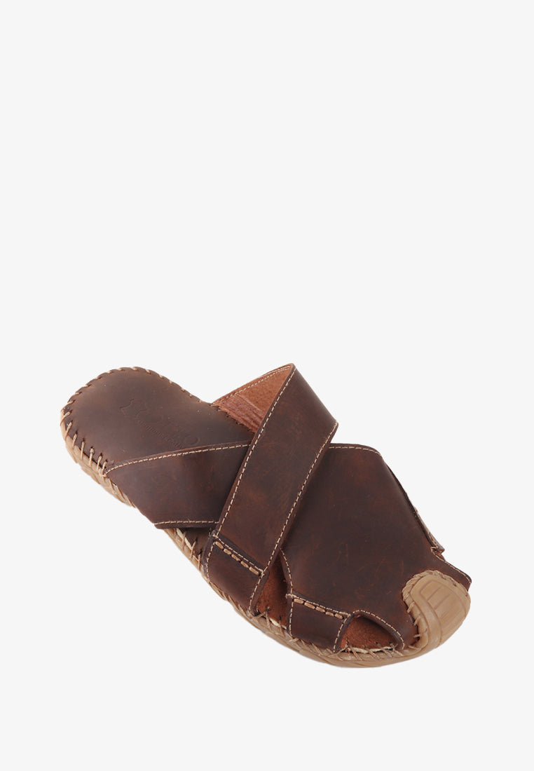 DOME GENUINE LEATHER SANDALS