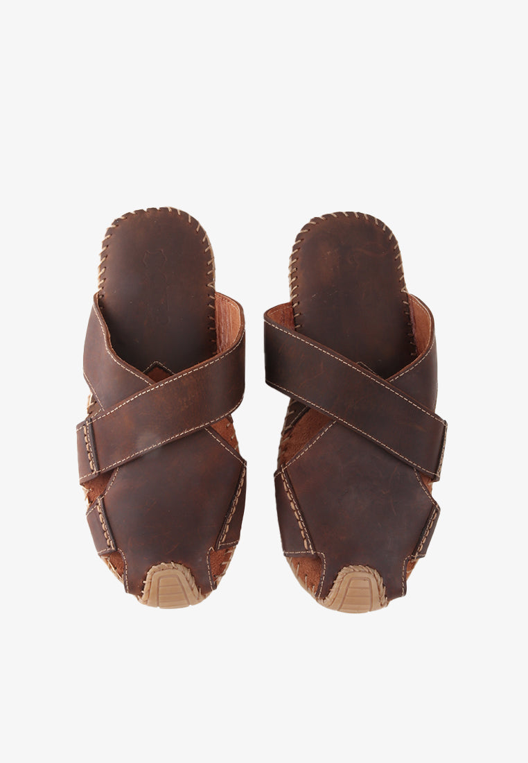 DOME GENUINE LEATHER SANDALS