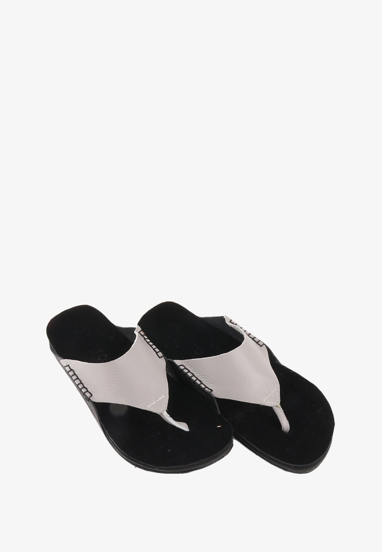 ALEJO GENUINE LEATHER SANDALS