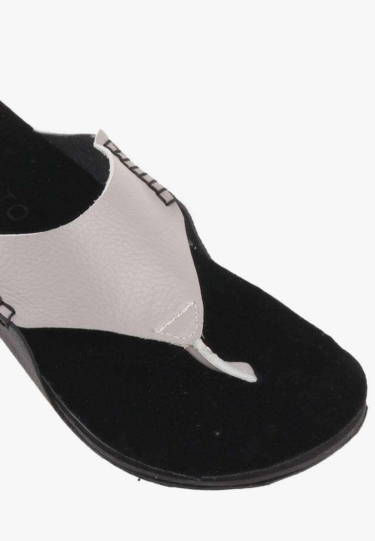 ALEJO GENUINE LEATHER SANDALS