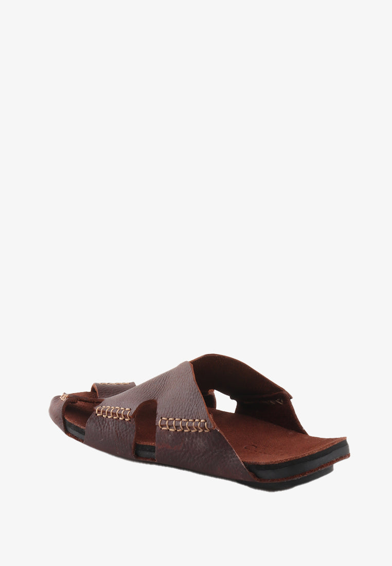 ACHILLES GENUINE LEATHER SANDALS