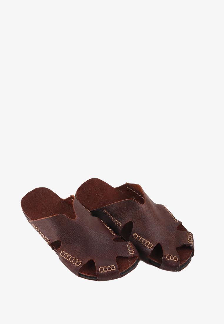 ACHILLES GENUINE LEATHER SANDALS