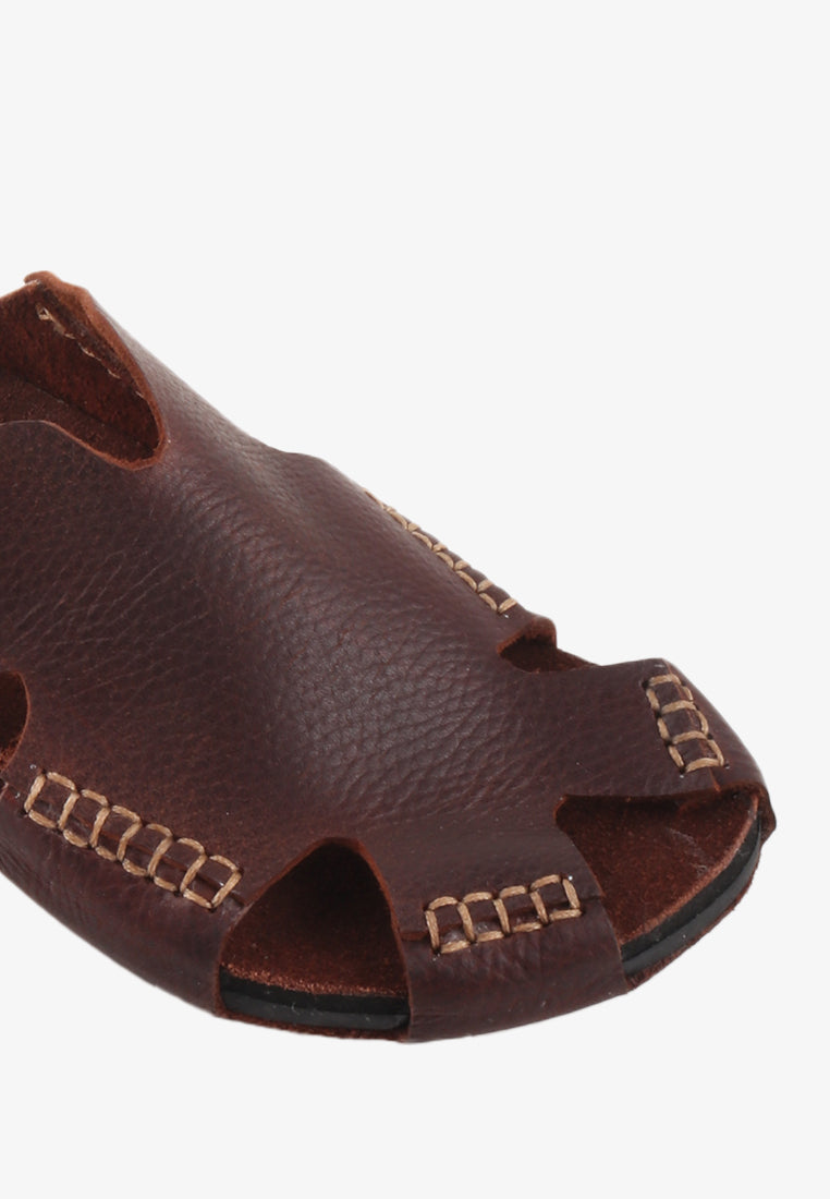 ACHILLES GENUINE LEATHER SANDALS