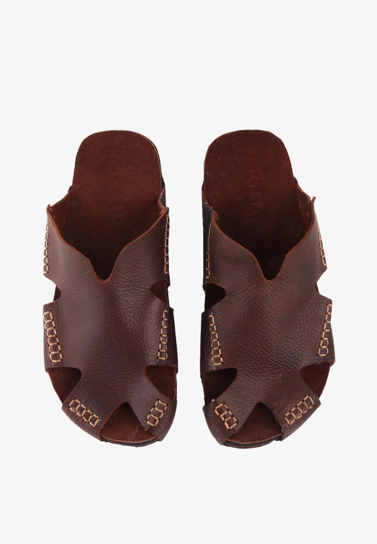 ACHILLES GENUINE LEATHER SANDALS