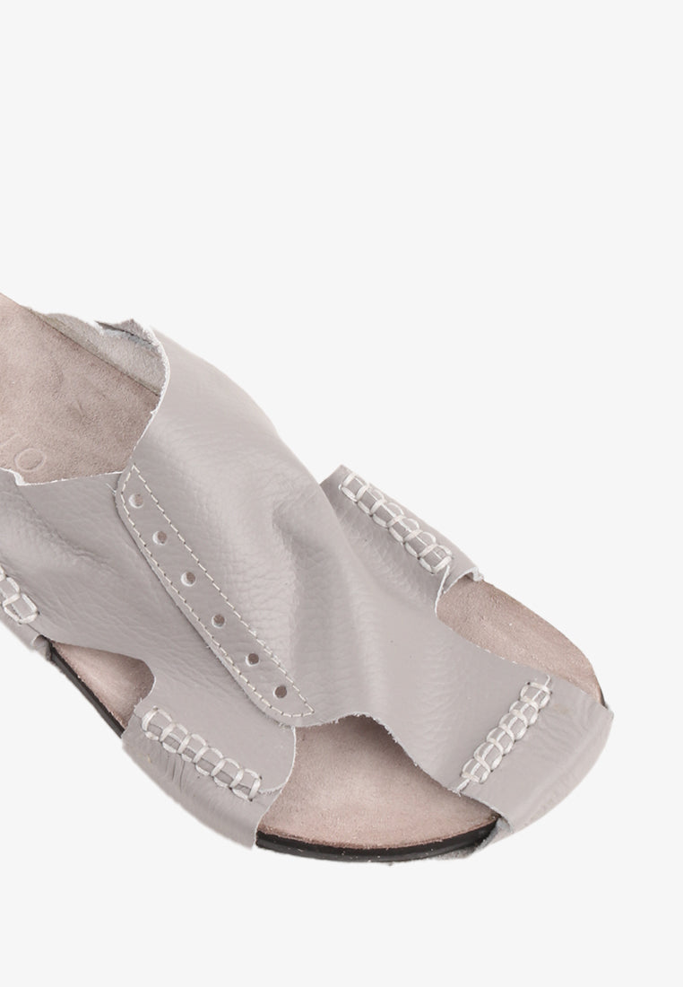 ARIES GENUINE LEATHER SANDALS