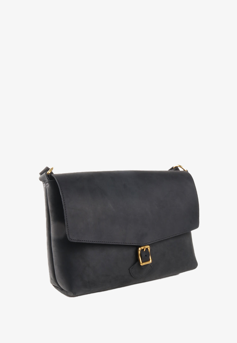 ZANJOE GENUINE LEATHER MESSENGER BAG