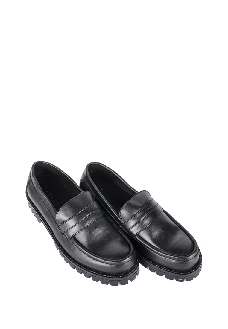 PACO SLIP ON BLACK SHOES