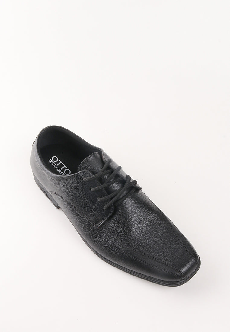 SAUL LACE UP BLACK SHOES