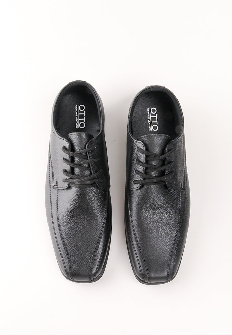 SAUL LACE UP BLACK SHOES