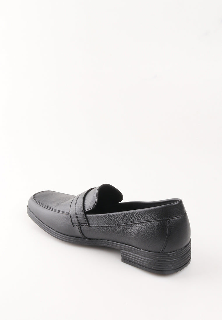 SEVERINO SLIP ON BLACK SHOES