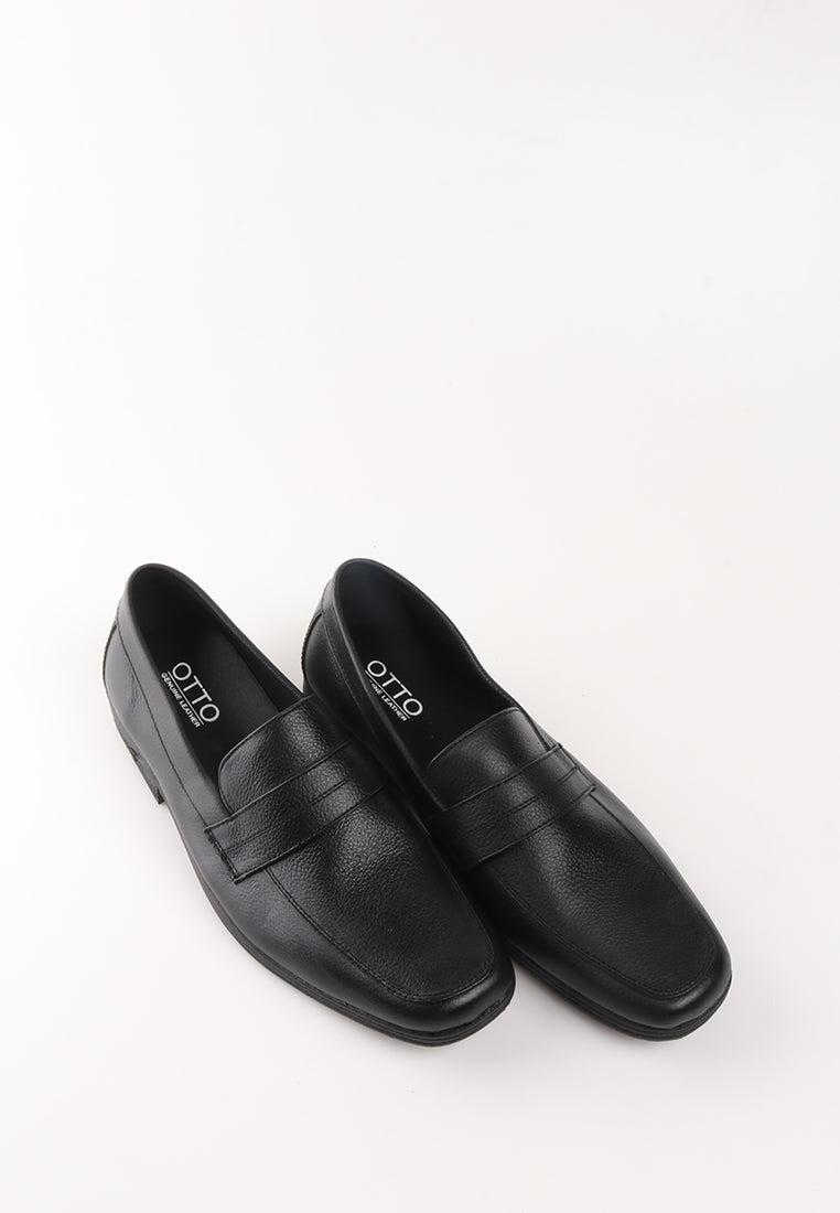 SEVERINO SLIP ON BLACK SHOES