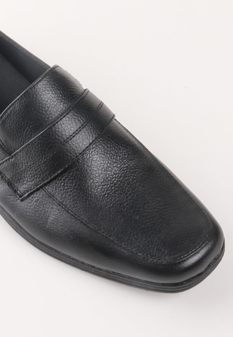 SEVERINO SLIP ON BLACK SHOES