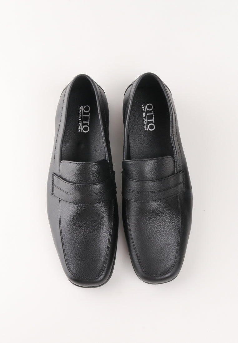 SEVERINO SLIP ON BLACK SHOES