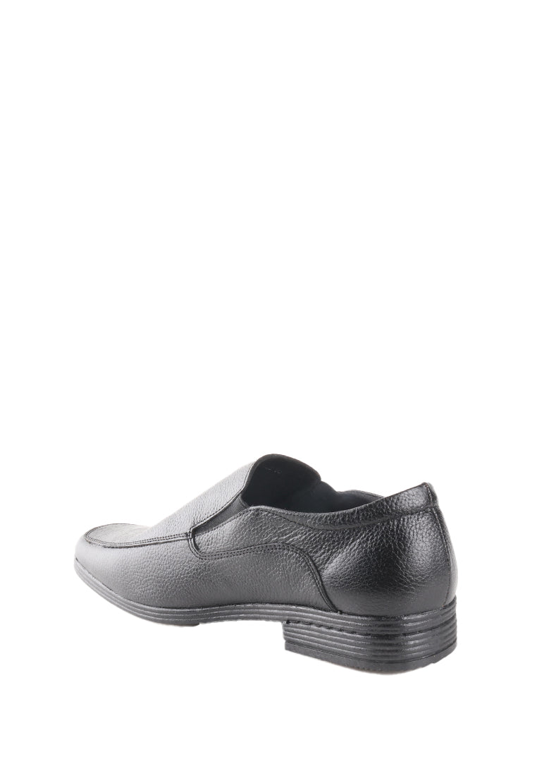 SIXTO SLIP ON BLACK SHOES