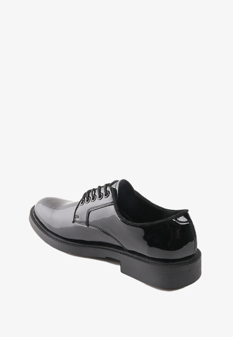 GREG PATENT LEATHER OXFORD SHOES