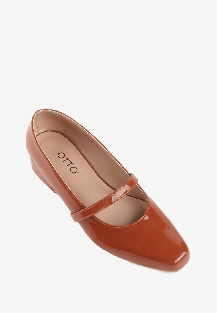 LAYLA PATENT MARY JANE PUMPS
