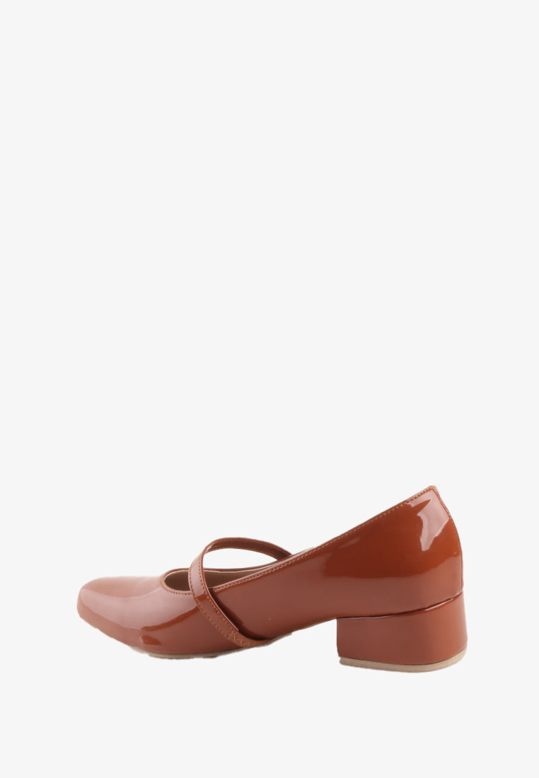LAYLA PATENT MARY JANE PUMPS