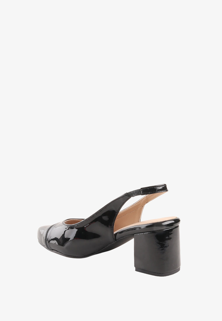 ELENA COMBINATION SLINGBACK PUMPS