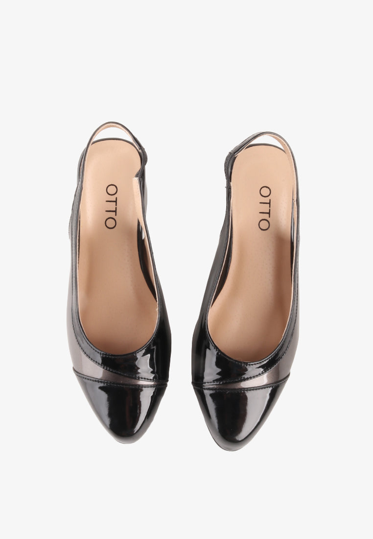 ELENA COMBINATION SLINGBACK PUMPS