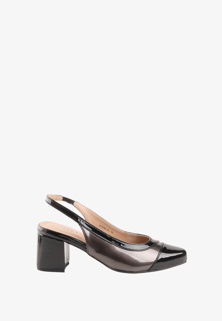 ELENA COMBINATION SLINGBACK PUMPS