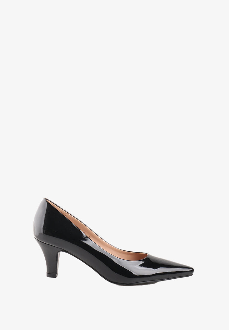 DEANNE PATENT POINTED TOE PUMPS - Main Image