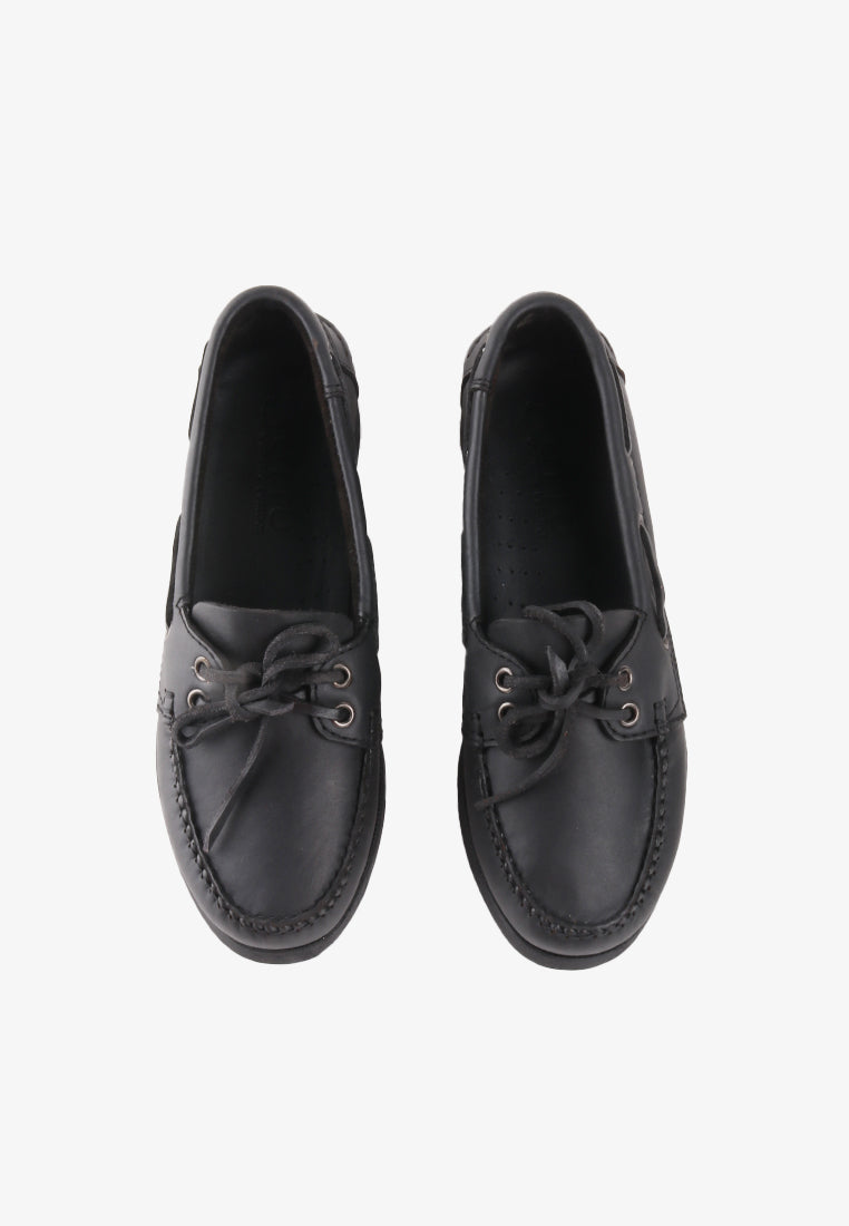 BETINNA GENUINE LEATHER BOAT SHOES